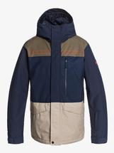 Quiksilver Men's Mission Stripe Jacket NAVYTEXTURALSTRIPE