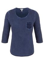 Tribal Women's Top w/Woven Back Detail NAUTICAL