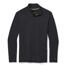 Smartwool Men's Classic Thermal Merino Base Layer 1/4 Zip CHARCOALHEATHER