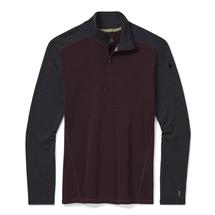 Smartwool Men's Merino 250 Base Layer 1/4 Zip WOODSMOKEHEATHERCHAR