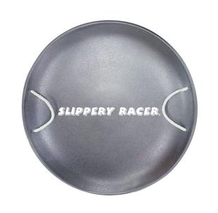 Slippery Racer ProDisc Metal Saucer Snow Sled CARBON_SILVER