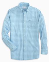Southern Tide Men's Skipjack Micro Multicheck Shirt BOATBLUE