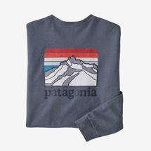 Patagonia Mens Long-Sleeved Line Logo Ridge Responsibili-Tee PLGY