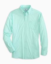 SOUTHERN TIDE MENS' MINI GINGHAM BRRR INTERCOASTAL SPORT SHIRT GARDENGROVE