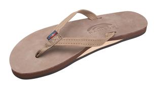 Rainbow Women's Single Layer Premier Leather with Arch Support and a 1/2