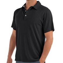 Free Fly Men's Bamboo Flex Polo HEATHERBLACK