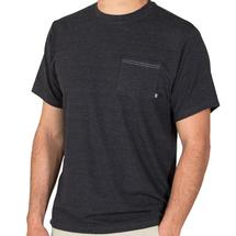 Free Fly Men's Bamboo Flex Pocket Tee HEATHERBLACK