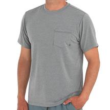 Free Fly Men's Bamboo Flex Pocket Tee HEATHERGRAPHITE