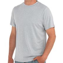 Free Fly Men's Bamboo Heritage Tee LIGHTHEATHERGREY