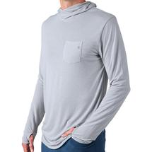 Free Fly Men's Bamboo Lightweight Hoody ASPENGREY