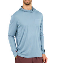 Free Fly Men's Bamboo Lightweight Hoody BLUEFOG