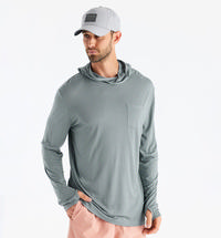 Free Fly Men's Bamboo Lightweight Hoody SLATE