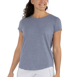 Free Fly Women's Bamboo Current Tee STONEWASH