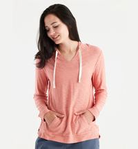 Free Fly Women's Bamboo Slub Hoody BRIGHTCLAY