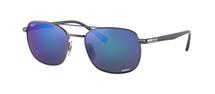 Ray-Ban Gunmetal w/Polar Grey Mirror Blue 004/4L
