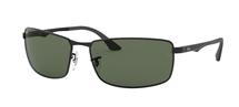 Ray-Ban 0RB3498 Black w/Dark Green 002/71