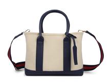 Jelavu Chloe Medium Canvas Tote NATURAL/NAVY