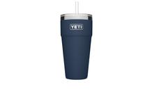 Yeti Rambler 26 oz Stackable Cup w/ Straw Lid NAVY