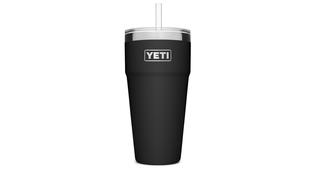 Yeti Rambler 26 oz Stackable Cup w/ Straw Lid BLACK