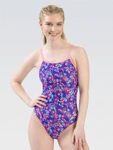 Dolfin Women's Uglies String Back One Piece Swimsuit DOODLE