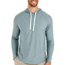 Free Fly Men's Bamboo Slub Hoody STONEBLUE