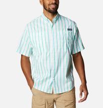 Columbia Men’s PFG Super Tamiami Short Sleeve Shirt TROPICWATERPL
