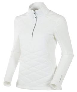 Sunice Women's Daisey Hybrid Thermal Stretch Half-Zip Pullover PUREWHITE