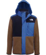 The North Face Boys' Forrest Mixed-Media Full Zip Jacket PINECONEBROWN