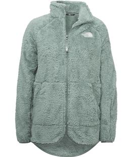 The North Face Girls' Suave Oso Long Jacket JADEITEGREEN