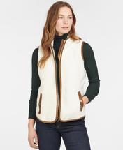 Barbour Women's Burford Fleece Vest WINTERPEARLCLASSIC