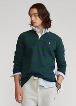Polo Ralph Lauren Men's Iconic Rugby Shirt COLLEGEGRN/FRENCHNVY