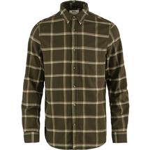 Fjallraven Men's Ovik Comfort Flannel Shirt DARKOLIVESANDSTONE