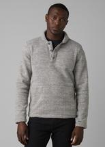Prana Men's Tri Thermal Threads Henley LIGHTGREYHEATHER