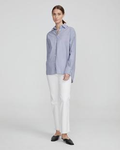 Holebrook Women's Grace Shirt WHITE/MIDBLUE