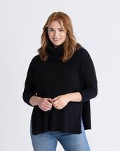 Mer-Sea Women's New Yorker Sweater BLACK