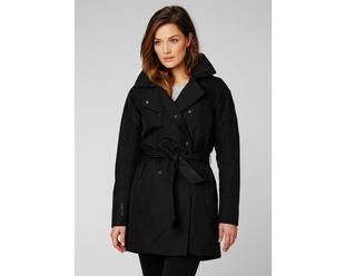Helly Hansen Women's Welsey II Waterproof Insulated Trench BLACK