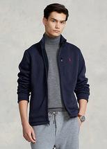 Polo Ralph Lauren Men's Fleece Mockneck Jacket WINTERNAVYHEATHER