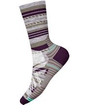 Smartwool Women's Hike Light Cushion Margarita Crew Socks PURPLEECLIPSE