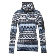 Wooly Bully Women's Feisty Half Snap Pullover COMFLOWERBLUE