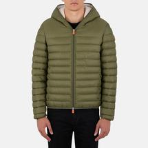 Save The Duck Men's Nathan Faux Fur Lined Hooded Jacket DUSTYOLIVE