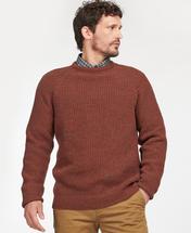 Barbour Men's Horseford Crew Knit CINNAMON
