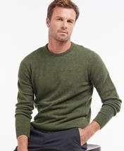 Barbour Men's Tisbury Crew Neck Sweater FOREST