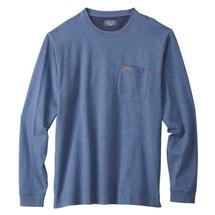 Pendleton Men's Deschutes Long-Sleeve Pocket Tee NAVYBLUEHEATHER