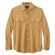 Pendleton Men's Burnside Double-Brushed Flannel Shirt CHAMOIS