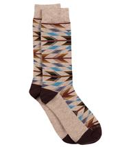 PENDLETON PRAIRIE RANCH CREW SOCKS IVORY