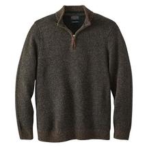 Pendleton Men's Quarter Zip Shetland Sweater ATLANTICBROWNHEATHER