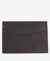 Barbour Amble Leather Card Holder DKBROWN