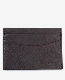 Barbour Amble Leather Card Holder DKBROWN