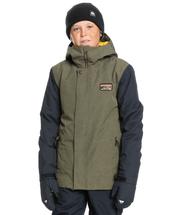 Quiksilver Boys 8-16 Ridge Snow Jacket GRAPELEAF