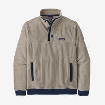 Patagonia Men's Shearling Fleece Button Pullover NAT